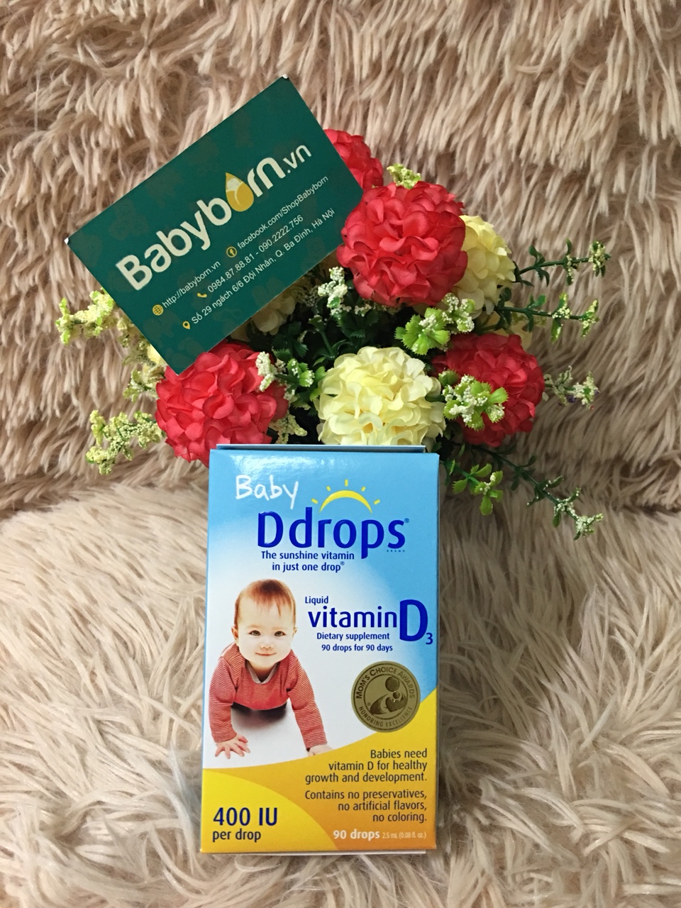 Vitamin D cho bé Baby Drops(60 giọt)