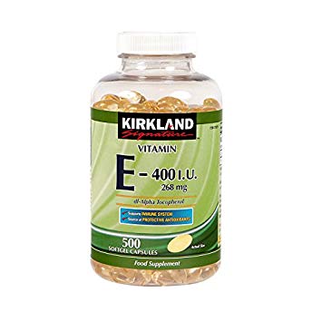 Vitamin E 400 IU 500 Viên Kirkland Của Mỹ - Đẹp Da, Làm Chậm Lão Hóa.