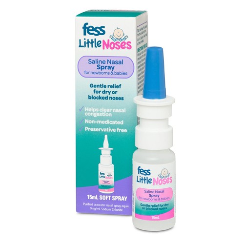Xịt trị nghẹt mũi, sổ mũi cho bé Fess Little Nose Spray 15 ml