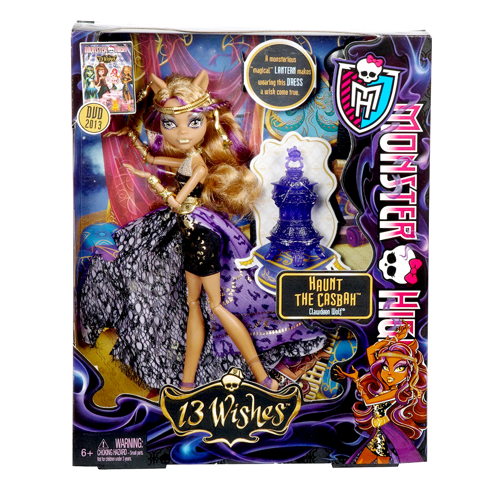 Búp bê Monster High 13 Wishes Haunt the Casbah Clawdeen Wolf Doll 1