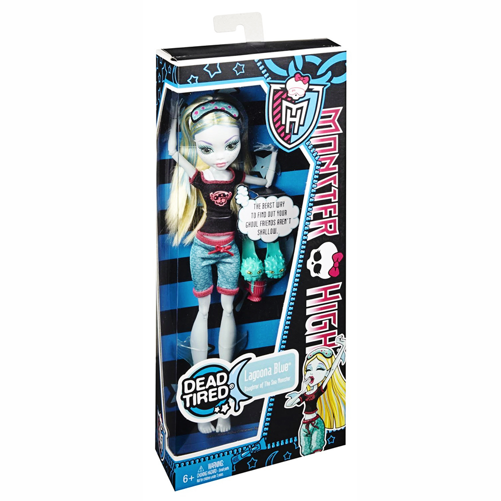 Búp bê Monster High Dead Tired Lagoona Blue Doll 1