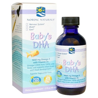 Baby's DHA bổ sung Omega 3, Vitamin D3 cho bé thông minh hơn (60ml)