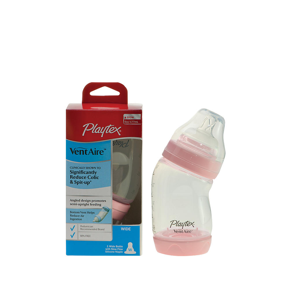 Bình sữa cổ rộng Playtex BPA Free VentAire Wide Bottles 270ml - 1 Bình