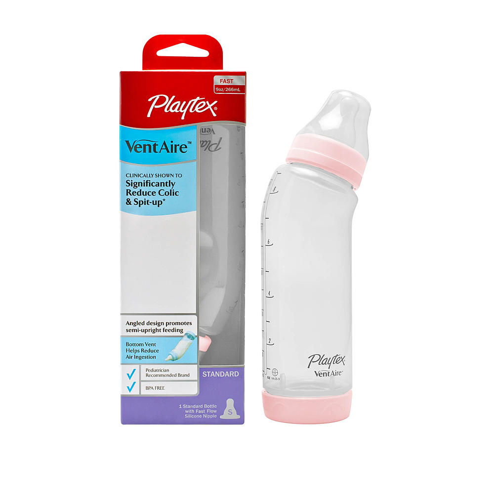 Bình sữa cổ thường Playtex VentAire Standard Bottles 270ml - 1 Bình