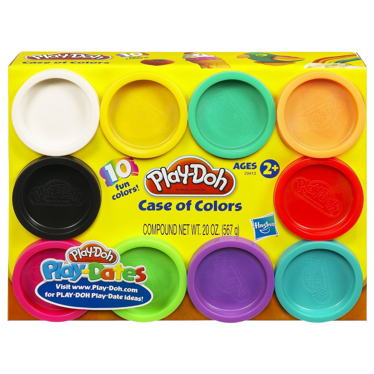 Bộ bột nặn gồm 10 sắc màu Play-Doh