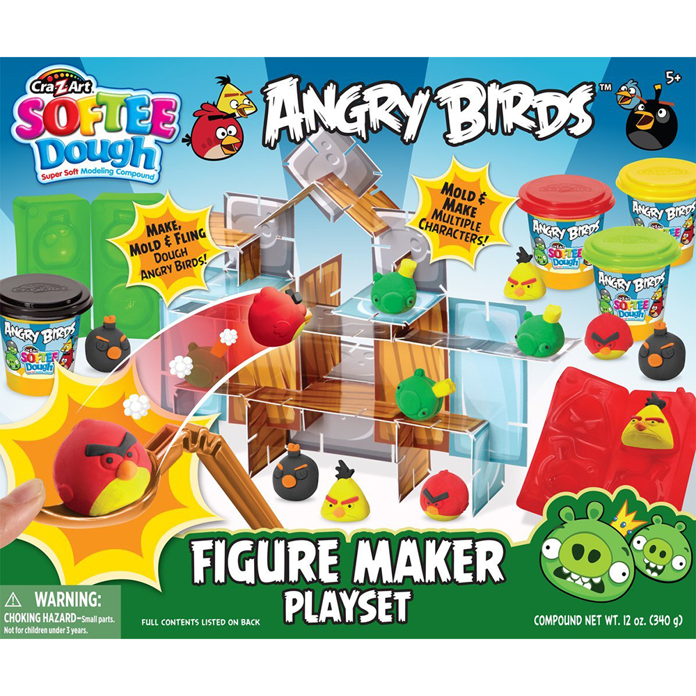 Bộ đồ chơi đất nặn Angry Birds