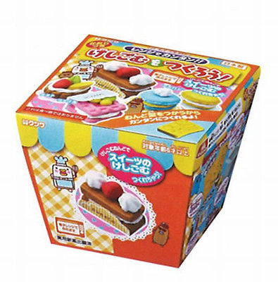 Bộ làm tẩy hình bánh quy Kutsuwa - Sweets Shaped Erasers
