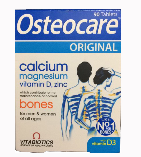 Canxi Osteocare (90 viên) – Viên uống bổ sung canxi.