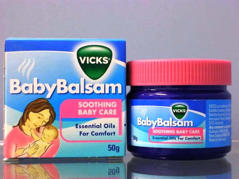 Dầu Vick Baby Balsam 50g Úc Bôi Ấm Ngực Cho Bé