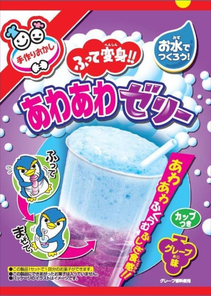 Đồ chơi ăn uống thạch bong bóng Meiji bubble jelly