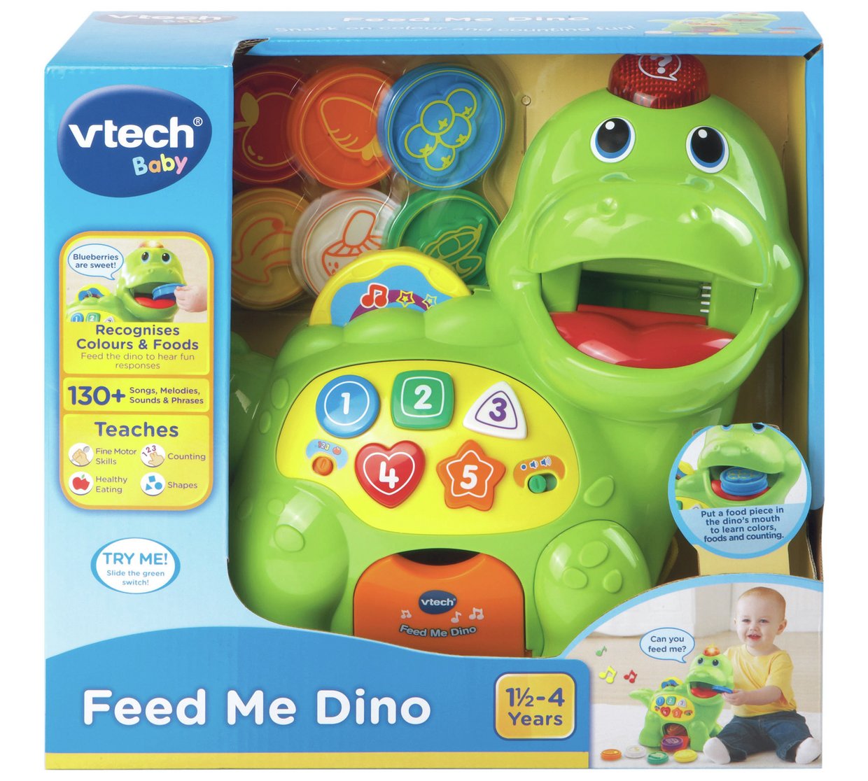 Đồ chơi khủng long Dino Feed Me Dino Vtech