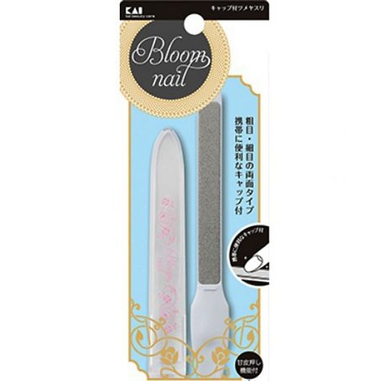 Dũa móng tay có nắp đậy Bloom Nail KAI- Nhật Bản