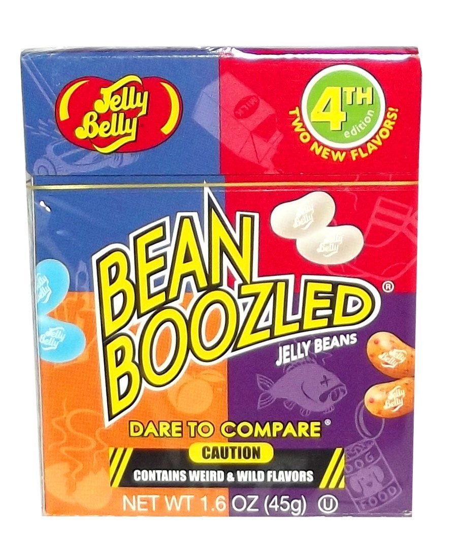 Hộp kẹo trò chơi hai viên đỗ trắng cho bé Jelly Belly Bean Boozled 4th Edition Box, 1.6 ounces