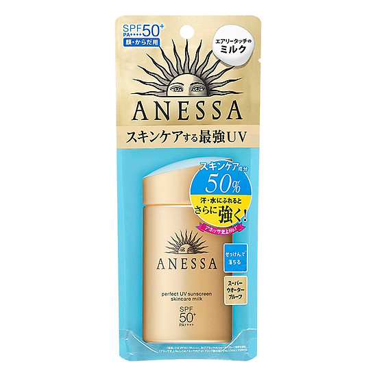 Kem Chống Nắng Anessa Perfect UV Sunscreen Skincare Milk For Sensitive Skin Spf 50+ Pa+++