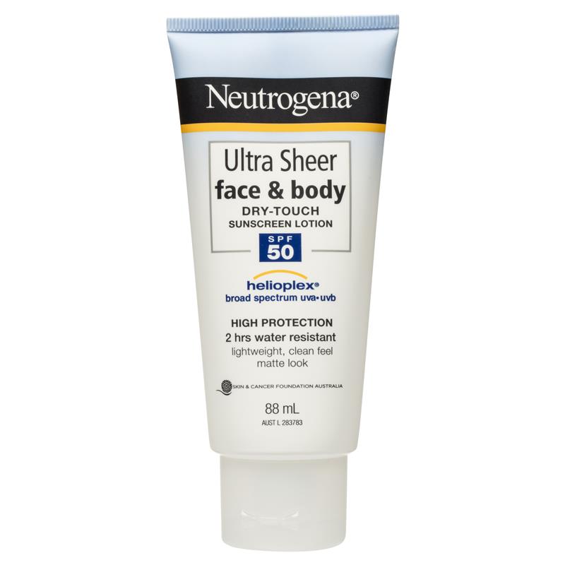 Kem chống nắng Neutrogena Ultra Sheer Face & Body Lotion SPF50+ 88mL