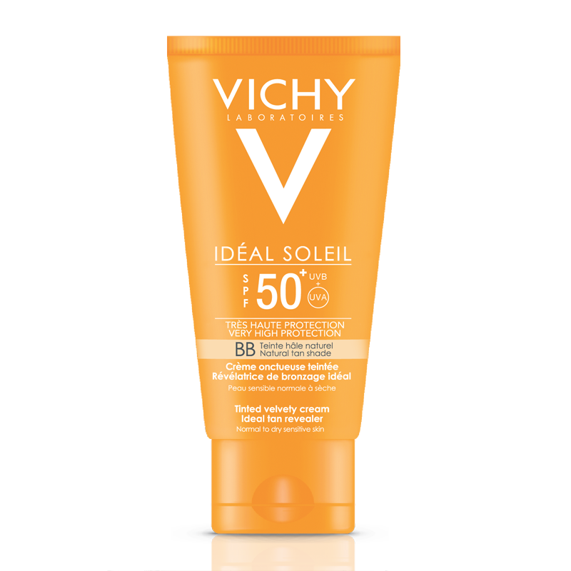 Kem chống nắng không màu không gây nhờn rít Vichy Ideal Soleil Mattifying Face Fluid Dry Touch 50ml.