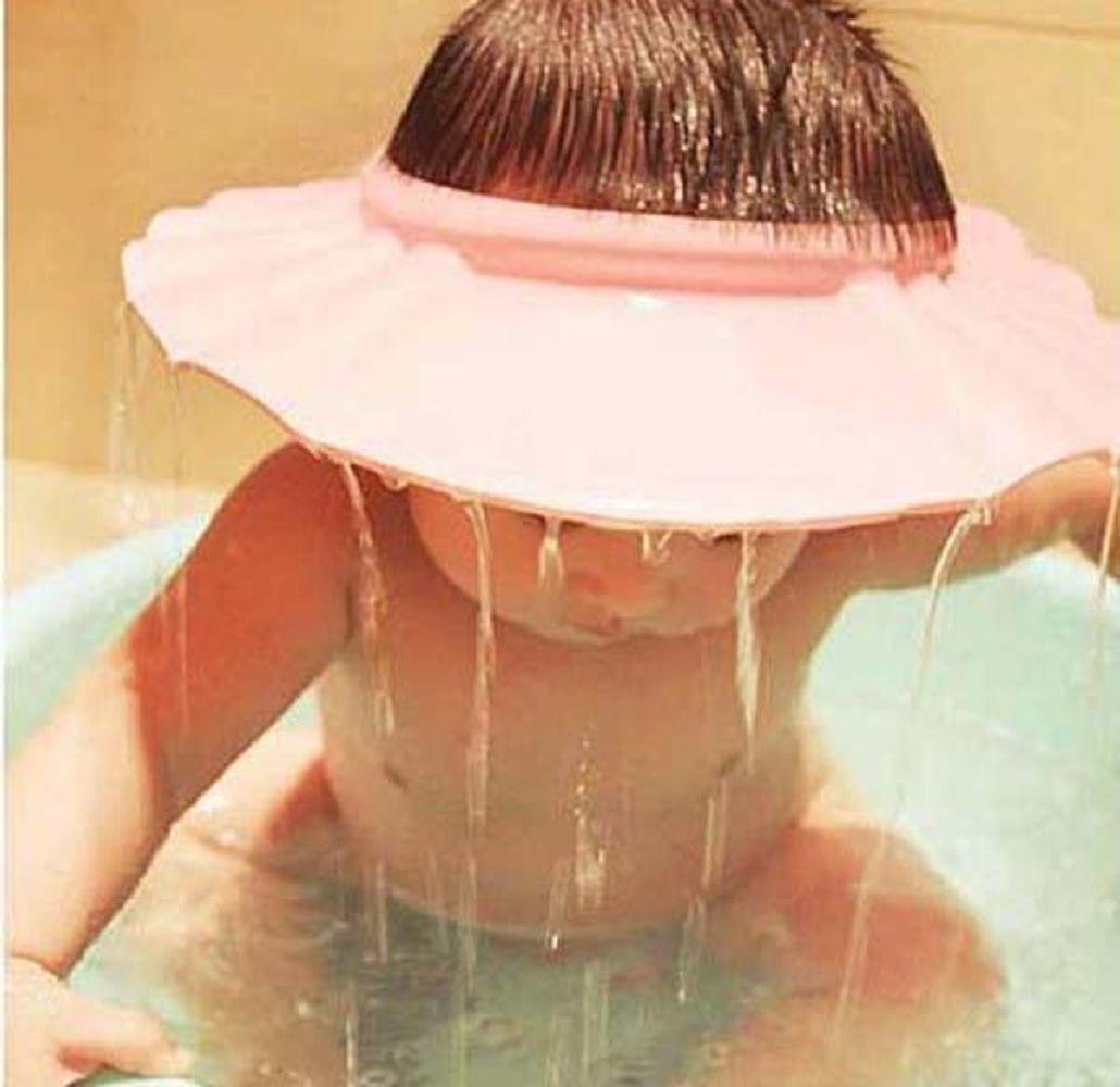 Mũ tắm điều chỉnh cho trẻ em ( màu hồng)