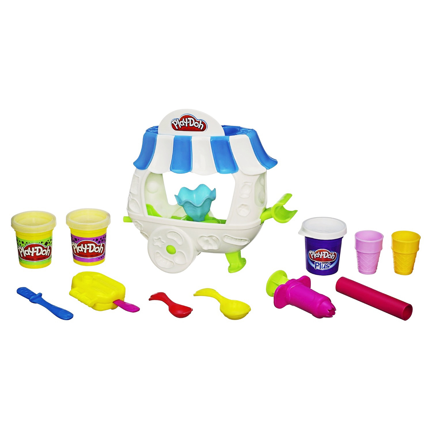 Nhà làm kem di động Play-Doh Sweet Shoppe Ice Cream Sundae Cart