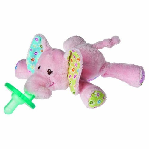 Núm vú ngậm hình chú voi WubbaNub Ella Bella Pink Elephant Soothie Baby Pacifier