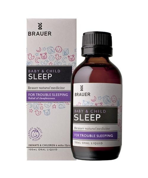 Siro Brauer Sleep thảo dược giúp bé ngủ ngon – sâu giấc