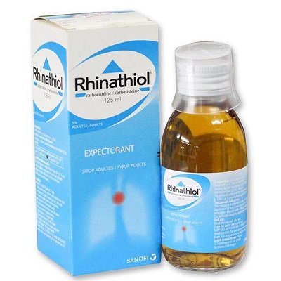 Siro ho Rhinathiol 125ml- Thuốc ho điều trị các bệnh đường hô hấp