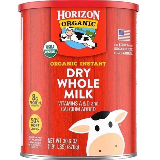 Sữa tươi nguyên kem Horizon Organic Dry Whole Milk