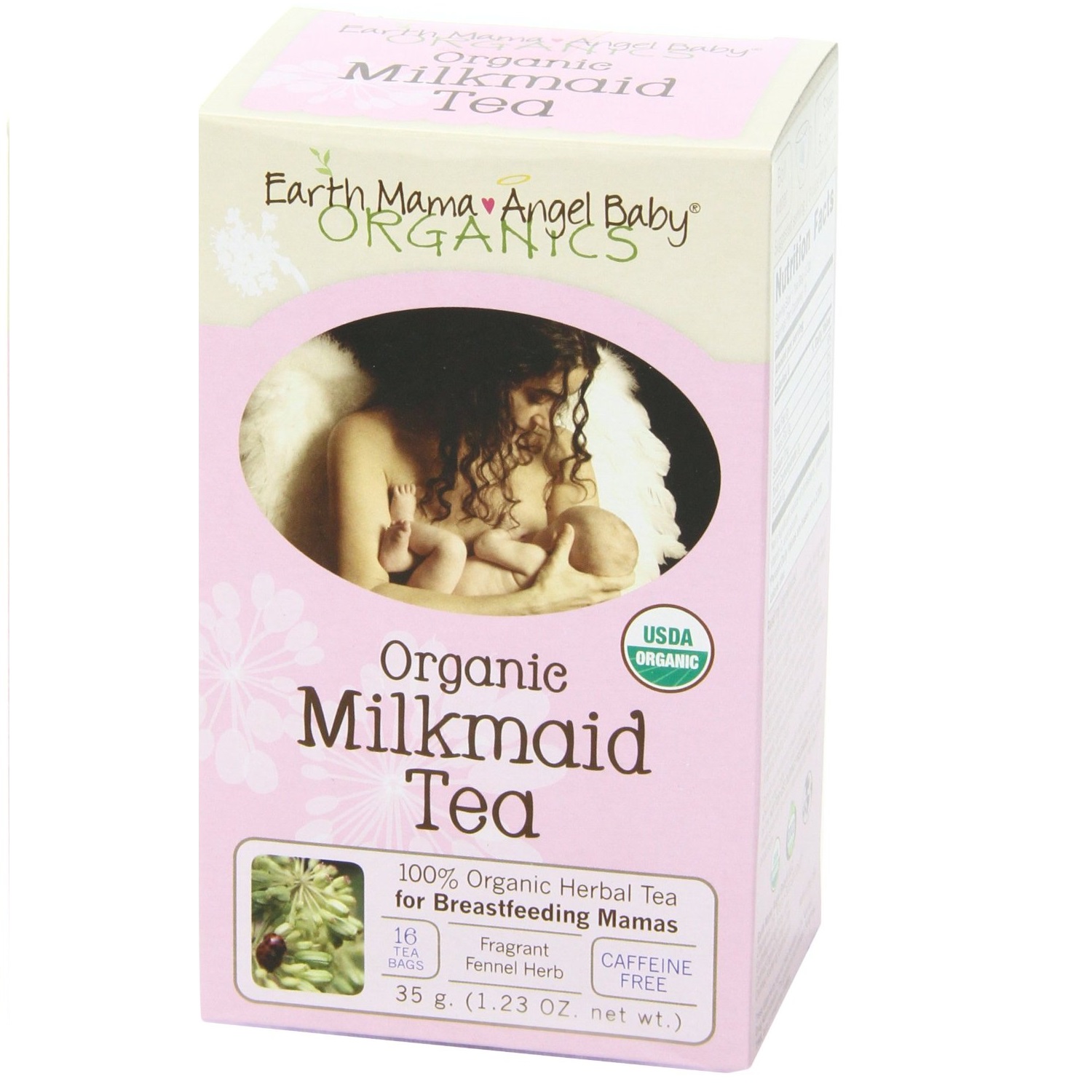 Trà thảo mộc lợi sữa cho bà mẹ cho con bú Earth Mama Angel Baby Organic Milkmaid Tea