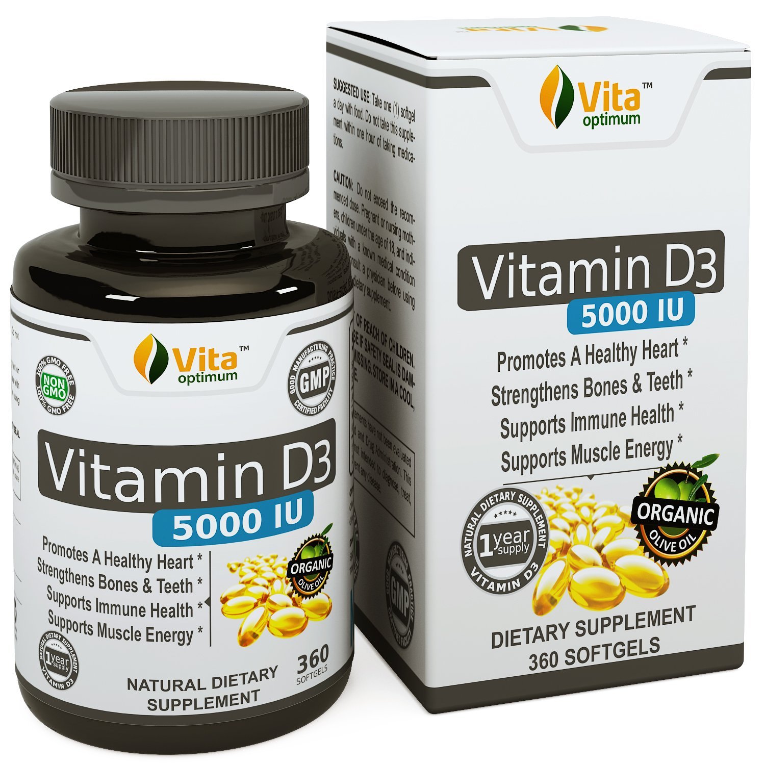 Viên uống bổ sung Vitamin D nhãn hiệu Vita optimum