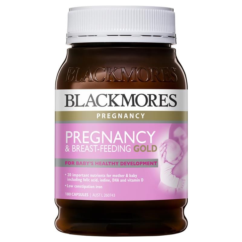 Vitamin Bầu Blackmores Pregnancy Gold, 180 viên