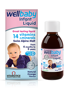 Vitamin tổng hợp bổ Sung 14 vitamin -  WellBaby Infant Liquid.