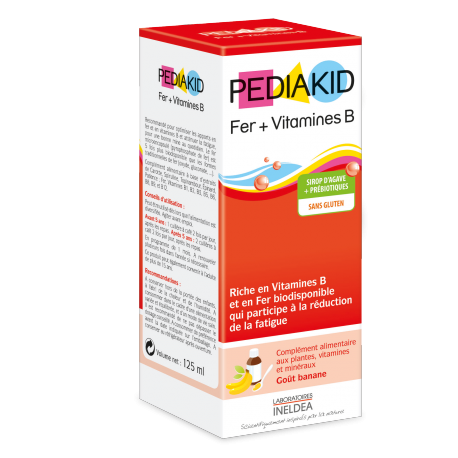 Vitamin Pediakid Sắt và Vitamin B cho bé 125ml