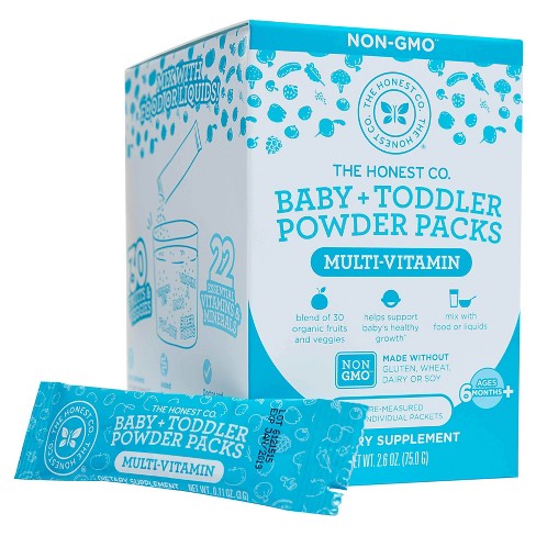 Vitamin tổng hợp The Honest Baby & Toddler Mỹ 25 gói The Honest Co. của Mỹ