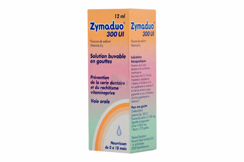 Vitamin Zymaduo 300ui cung cấp vitamin D3 và Flour cho trẻ