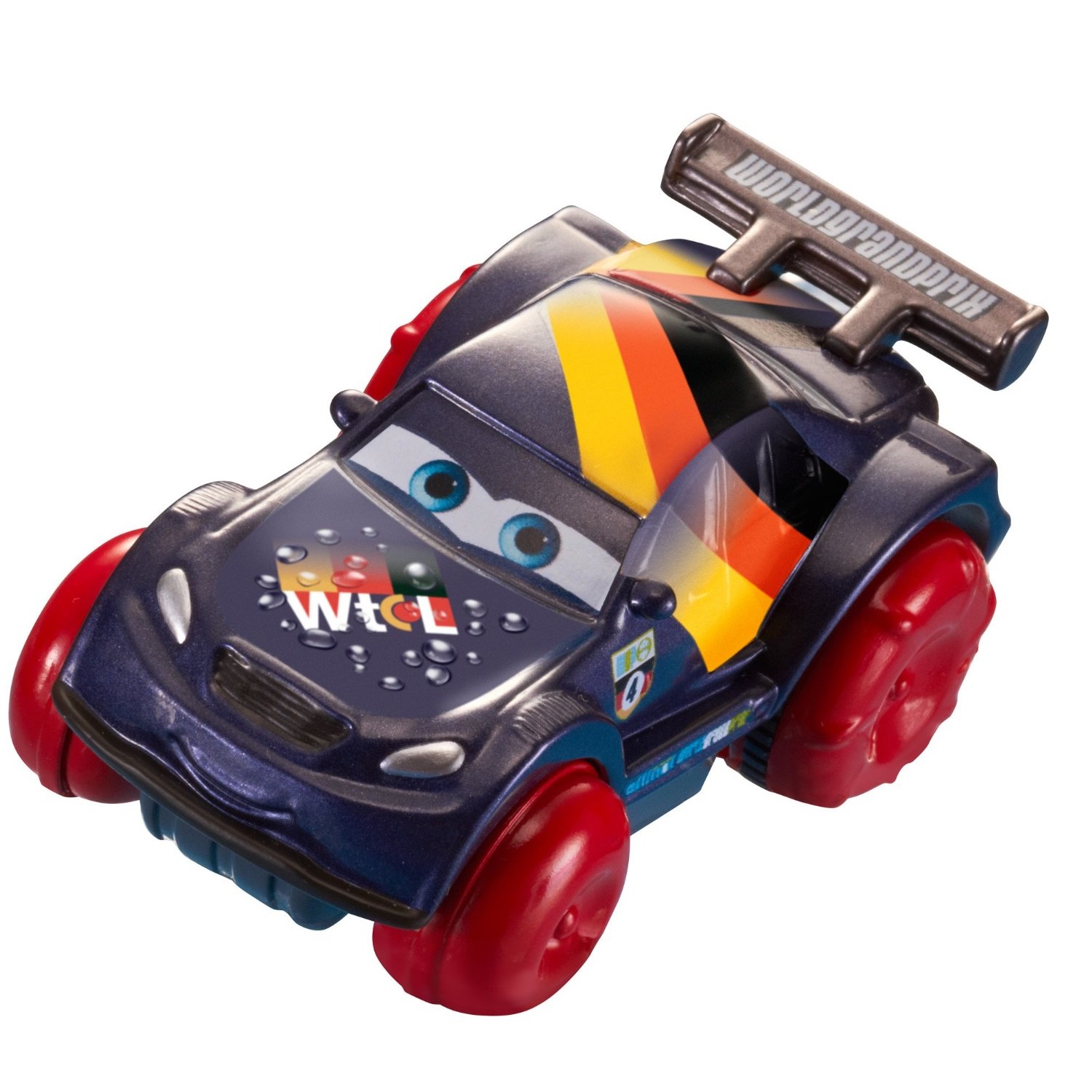 Xe đua tốc độ của Đức Max Schnell - Disney - Pixar Cars Hydro Wheels Max Schnell Bath Vehicle